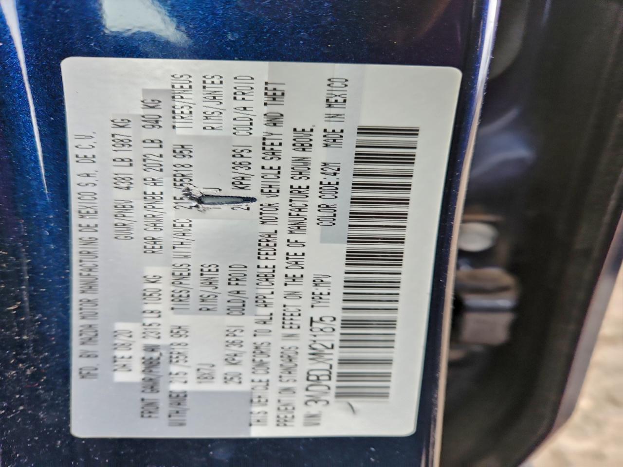 2021 MAZDA CX-30
