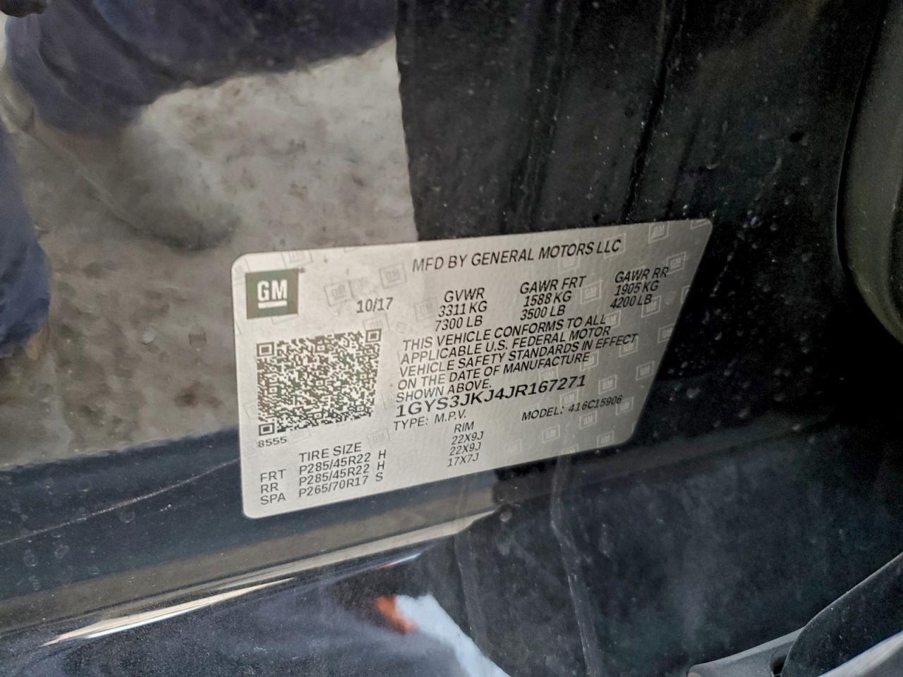 2018 CADILLAC Escalade ESV