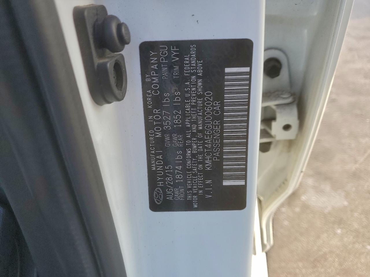 2016 HYUNDAI ACCENT