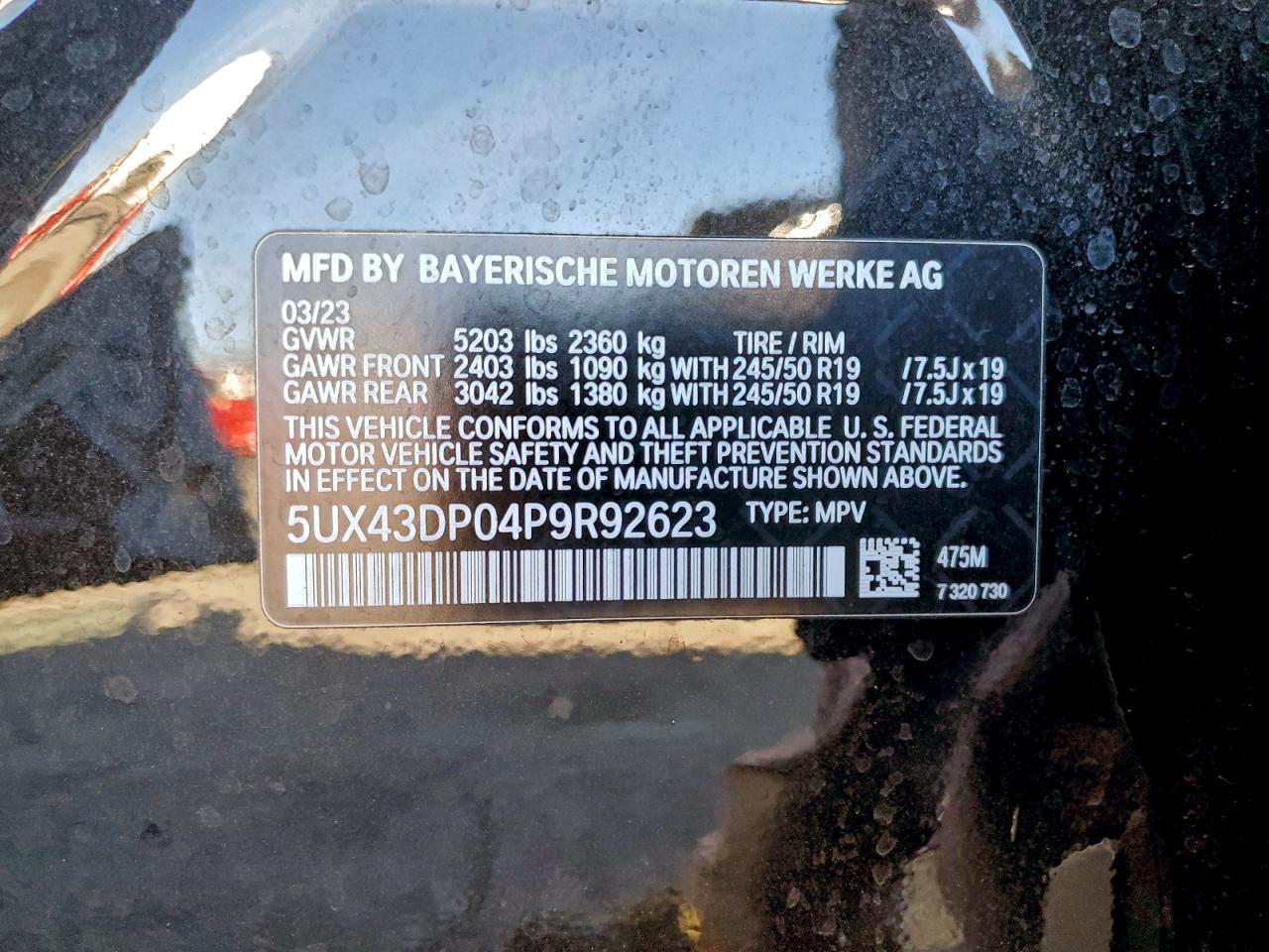 2023 BMW X3