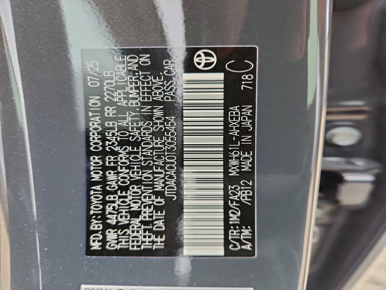2026 TOYOTA PRIUS