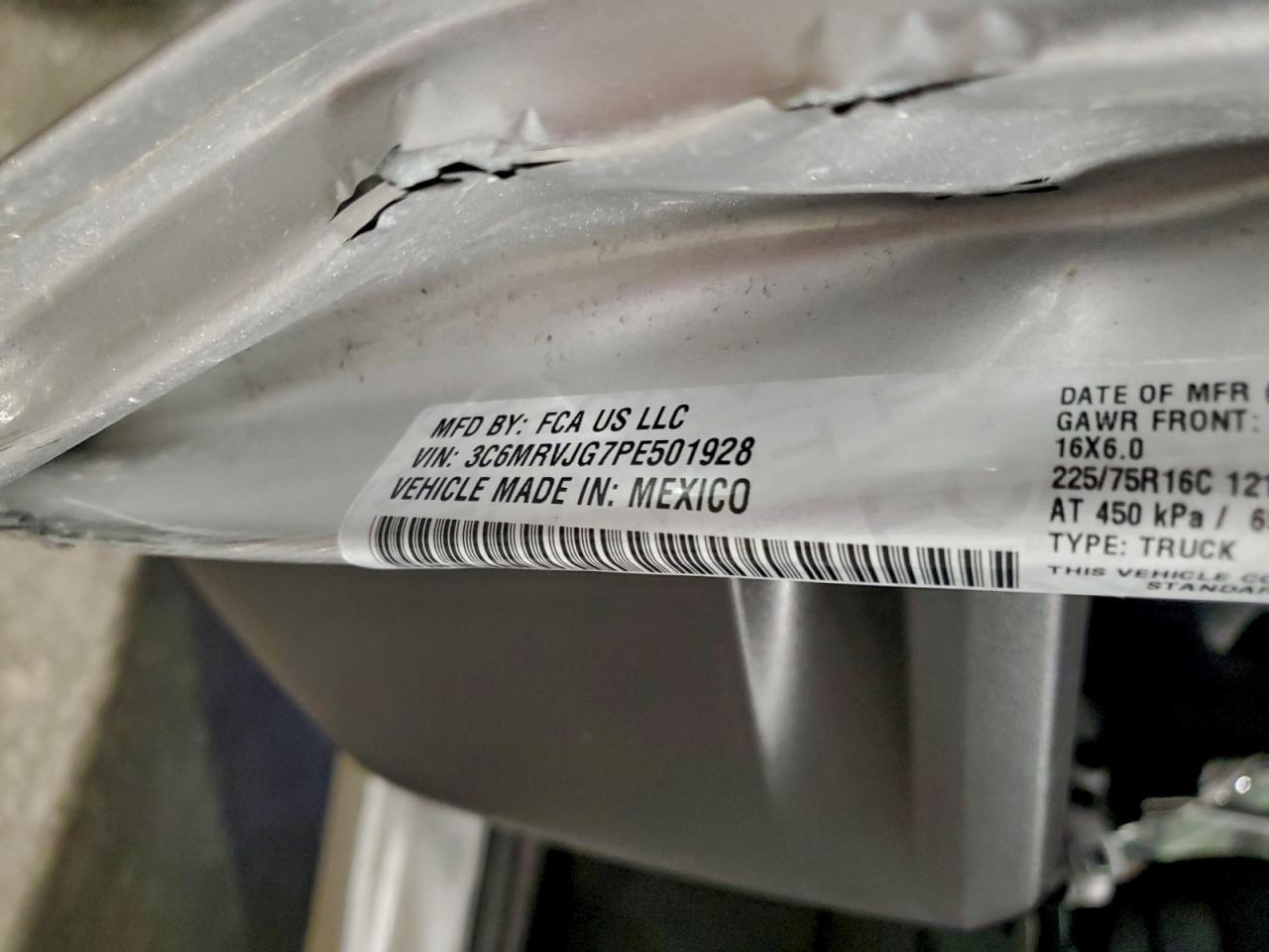 2023 RAM ProMaster 3500