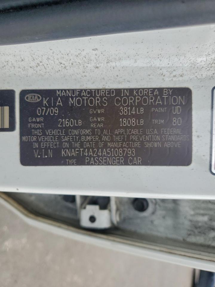 2010 KIA FORTE