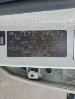 2010 KIA FORTE