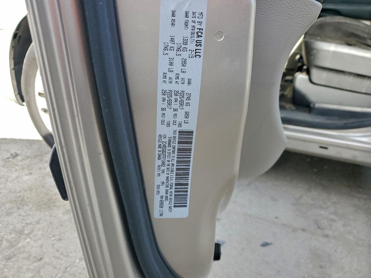 2015 DODGE GRAND CARAVAN