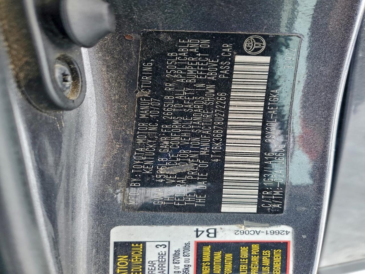 2008 TOYOTA Avalon