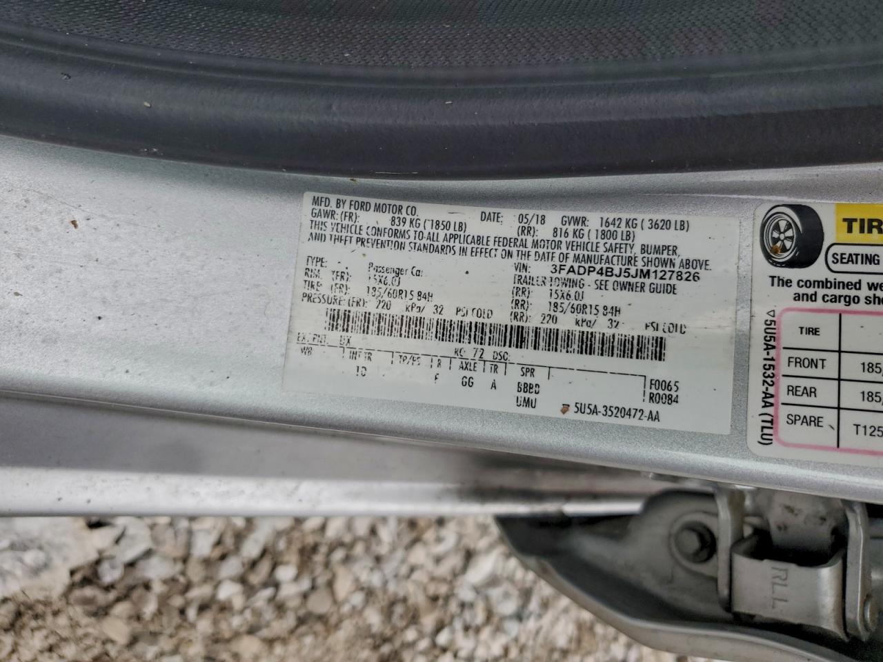 2018 FORD Fiesta