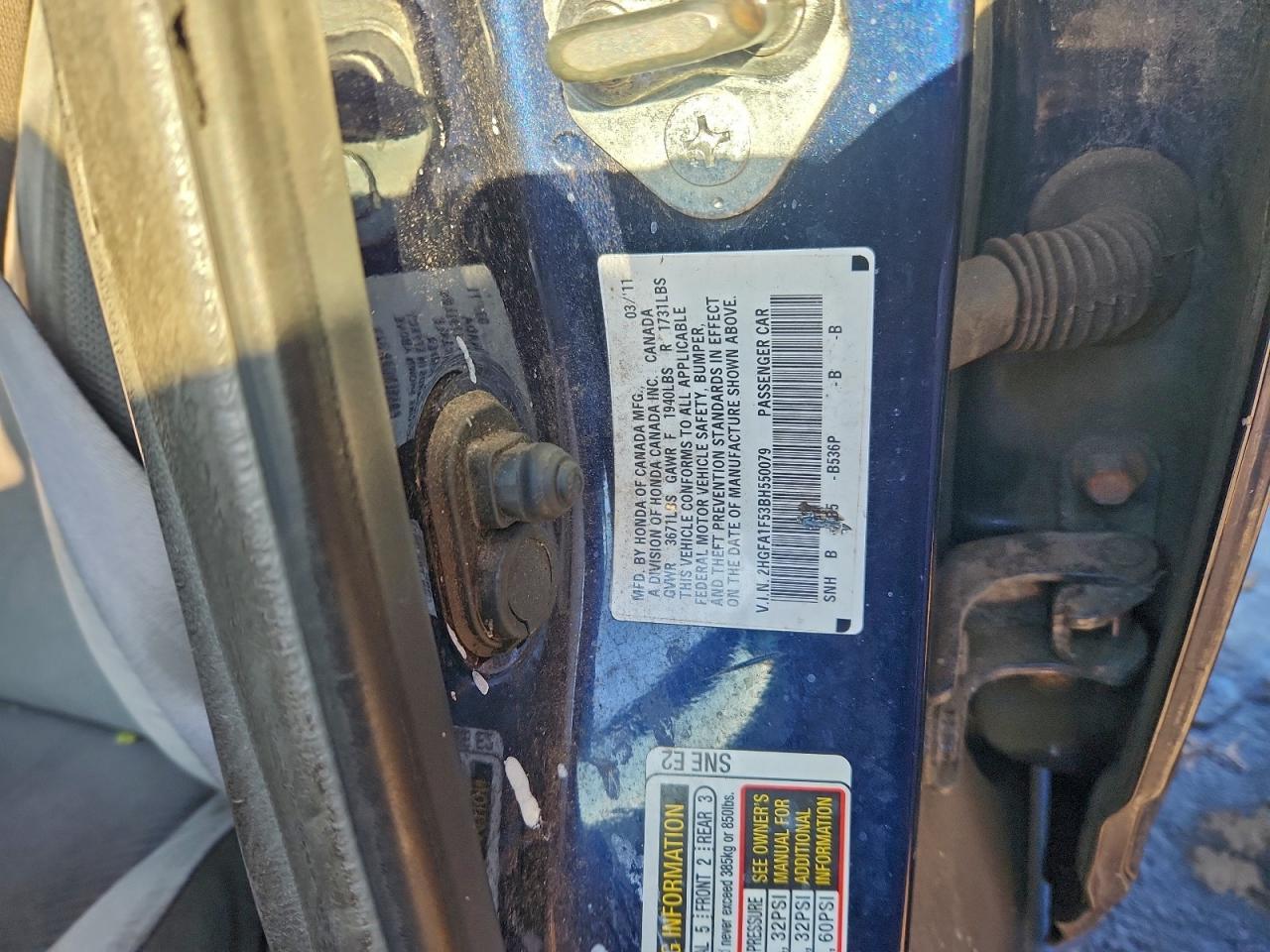 2011 HONDA CIVIC