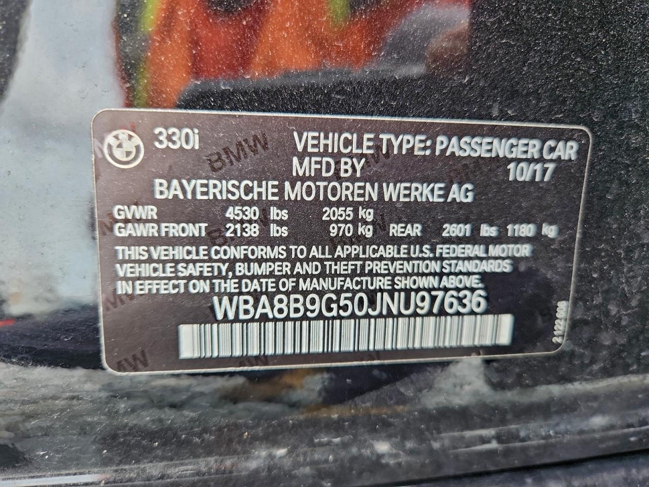 2018 BMW 3 SERIES