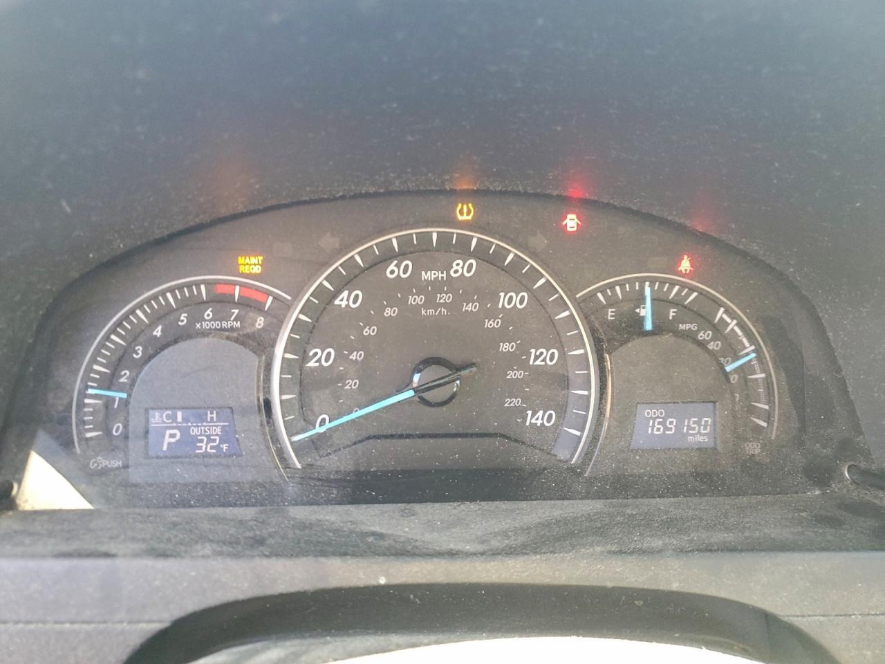 2012 TOYOTA CAMRY