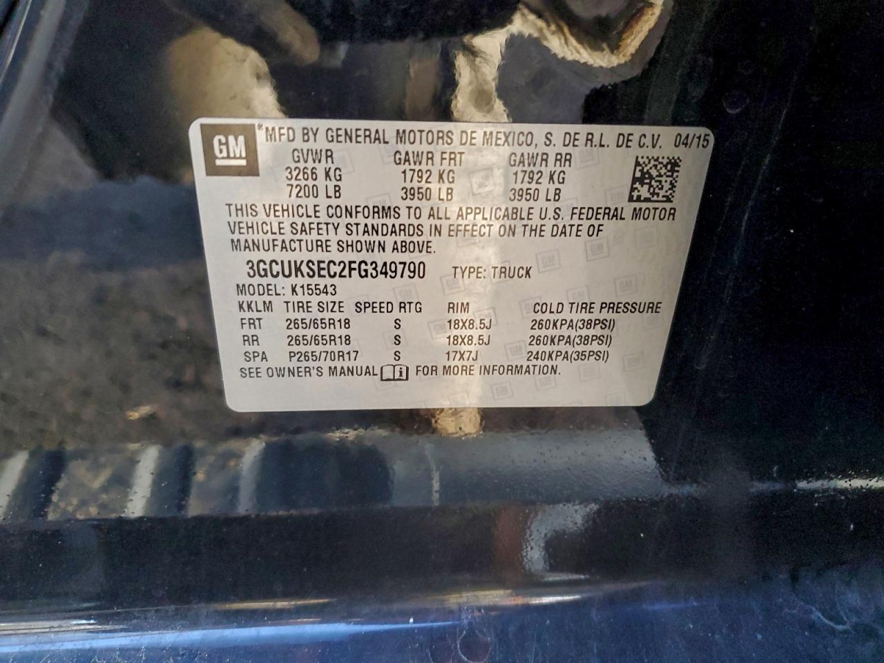 2015 CHEVROLET Silverado