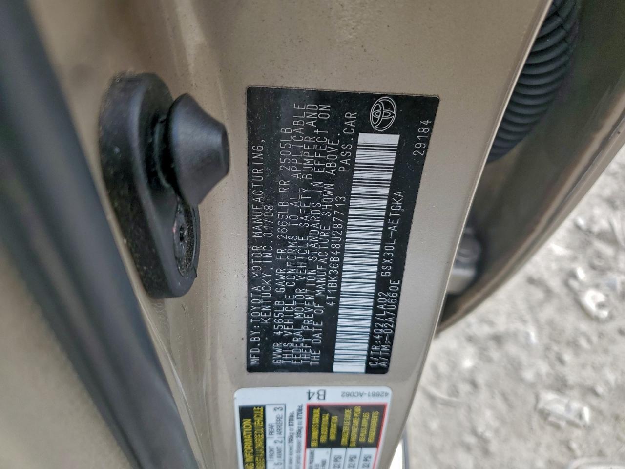 2008 TOYOTA Avalon