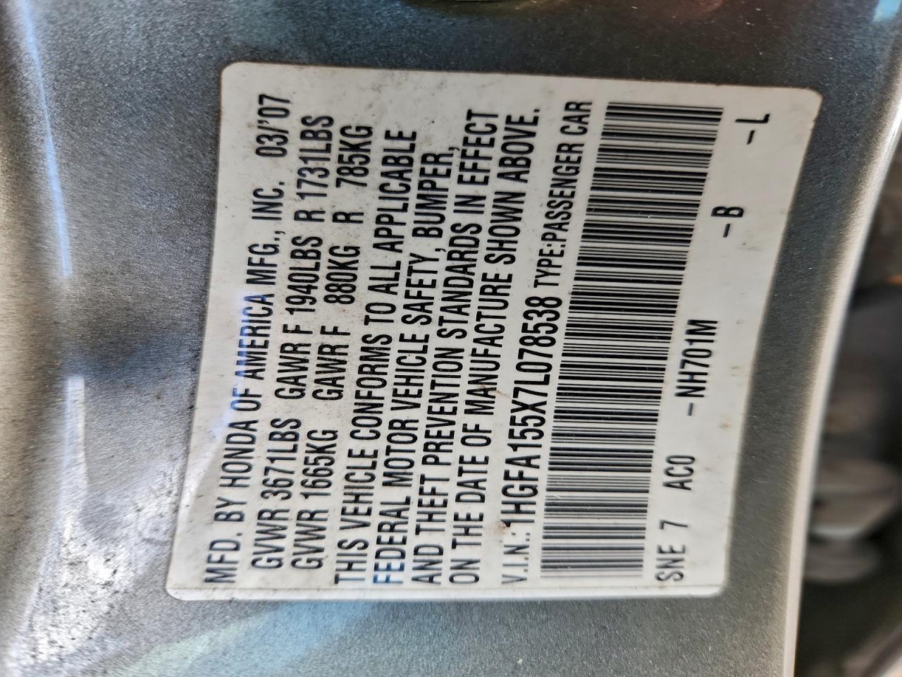 2007 HONDA CIVIC
