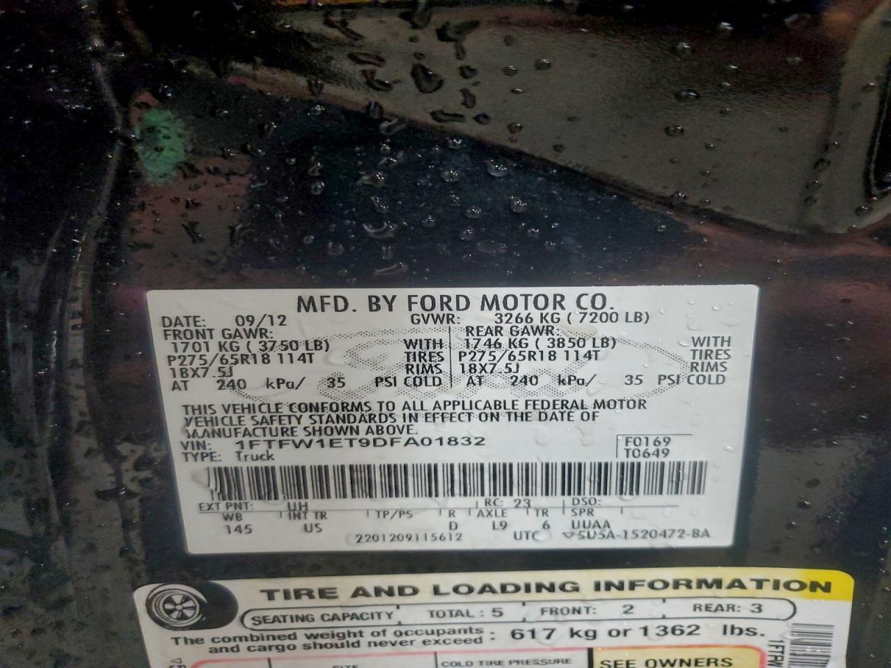 2013 FORD F-150