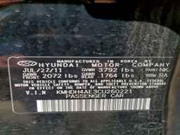 2012 HYUNDAI ELANTRA
