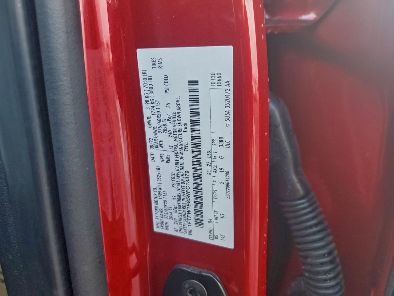 2022 FORD F-150