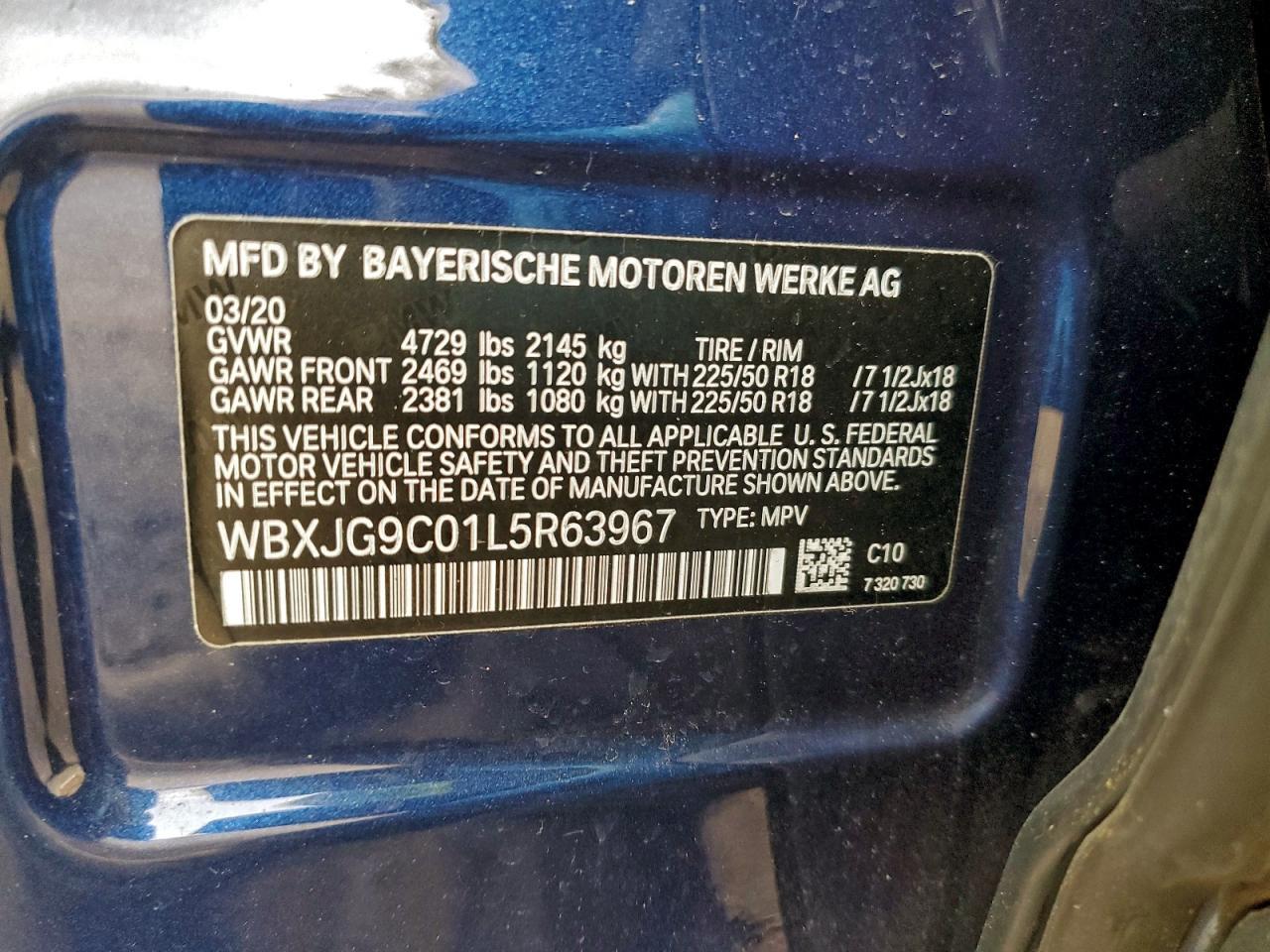 2020 BMW X1