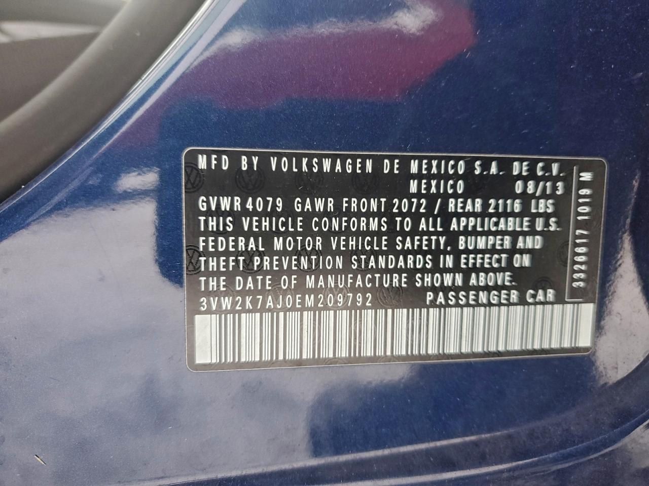 2014 VOLKSWAGEN JETTA