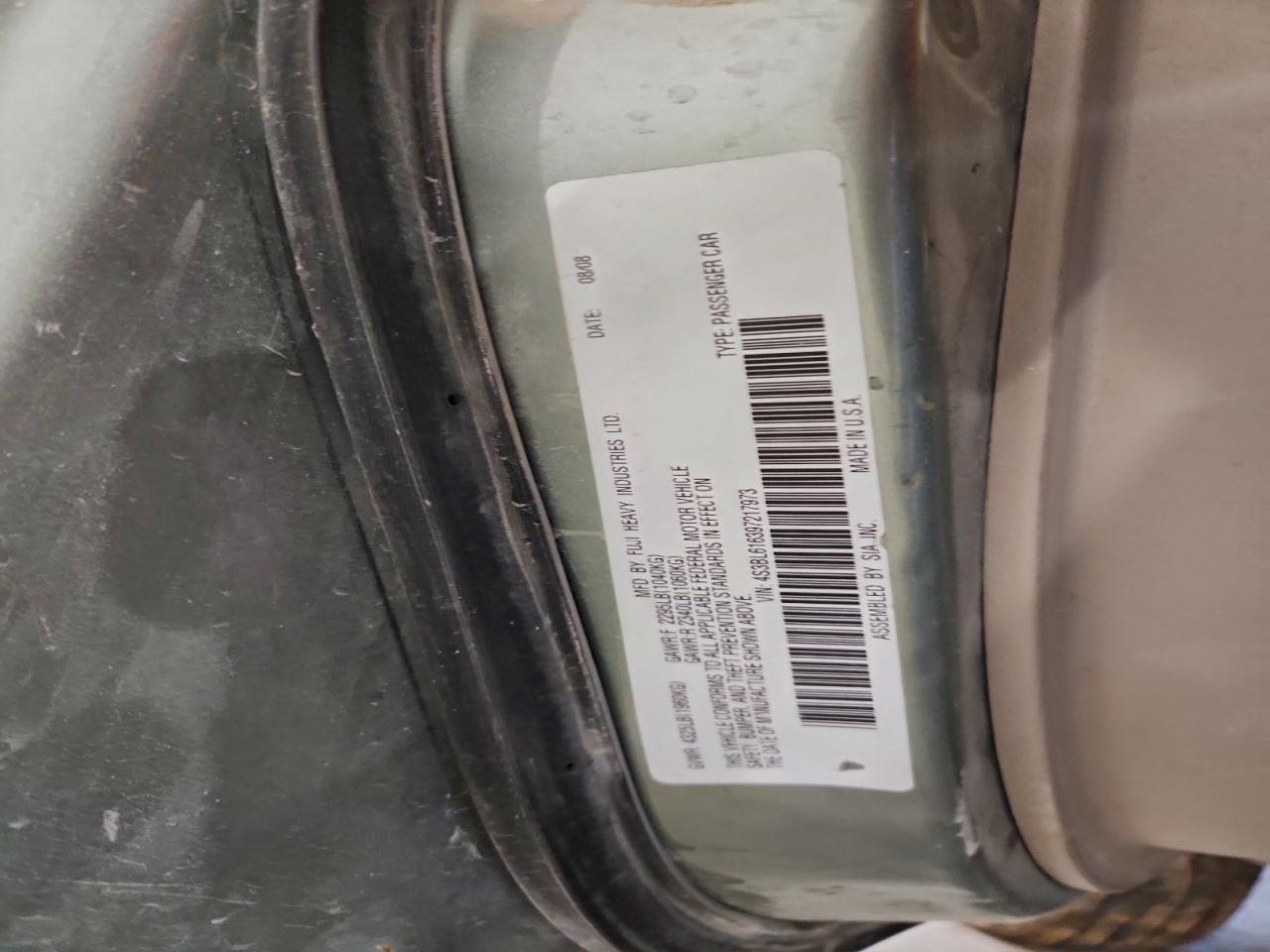 2009 SUBARU Legacy
