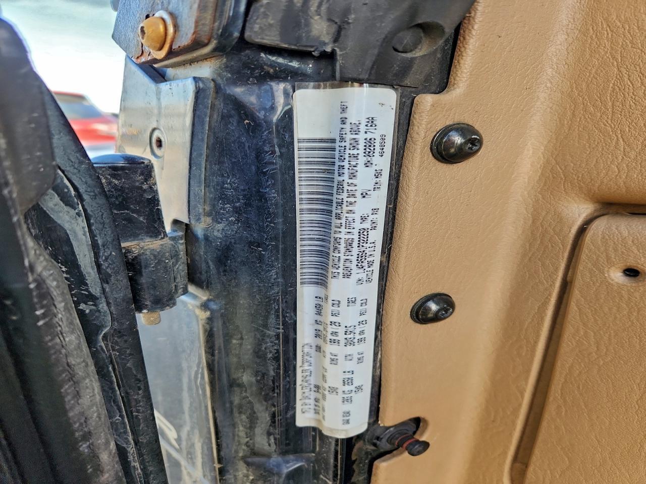 2001 JEEP WRANGLER