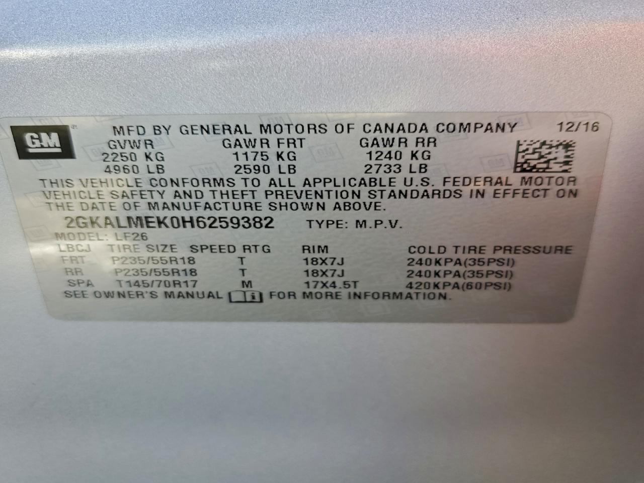 2017 GMC Terrain