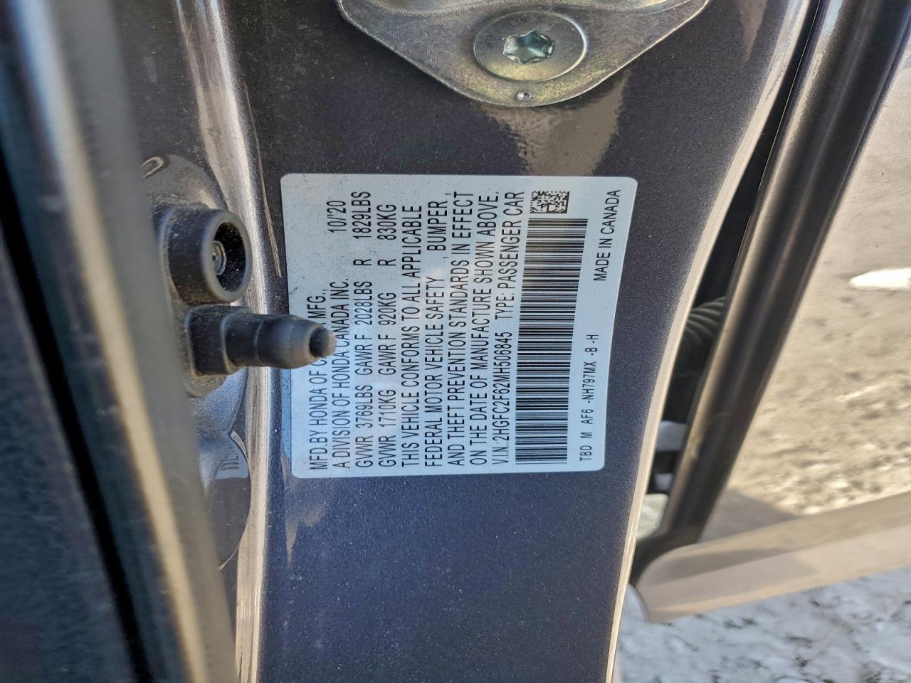 2021 HONDA CIVIC