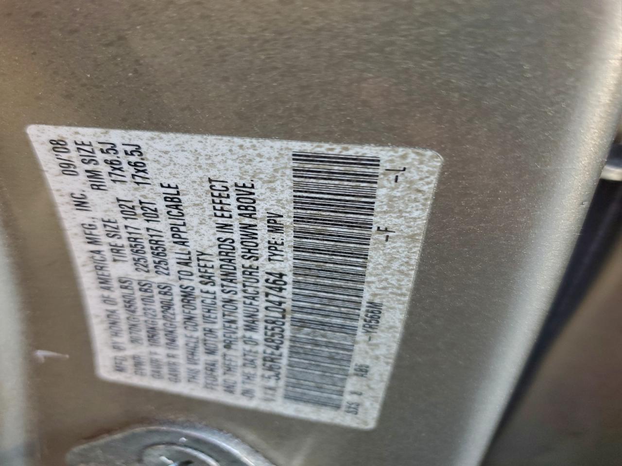 2008 HONDA CR-V