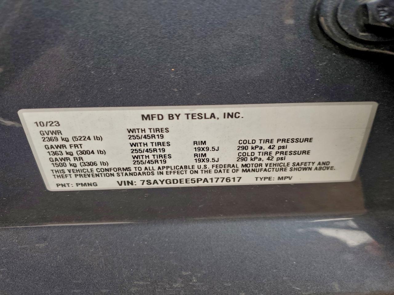 2023 TESLA MODEL Y