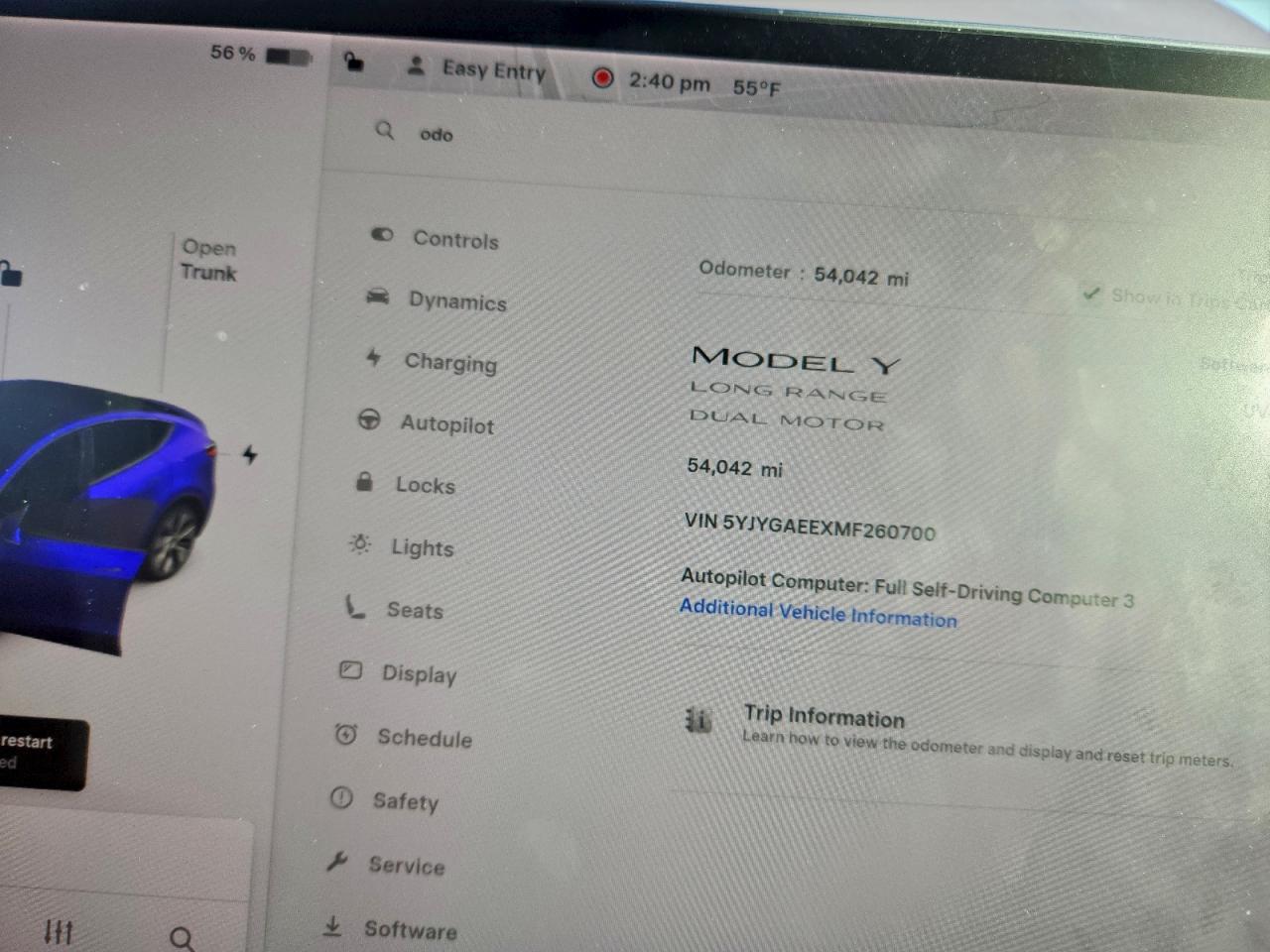 2021 TESLA MODEL Y