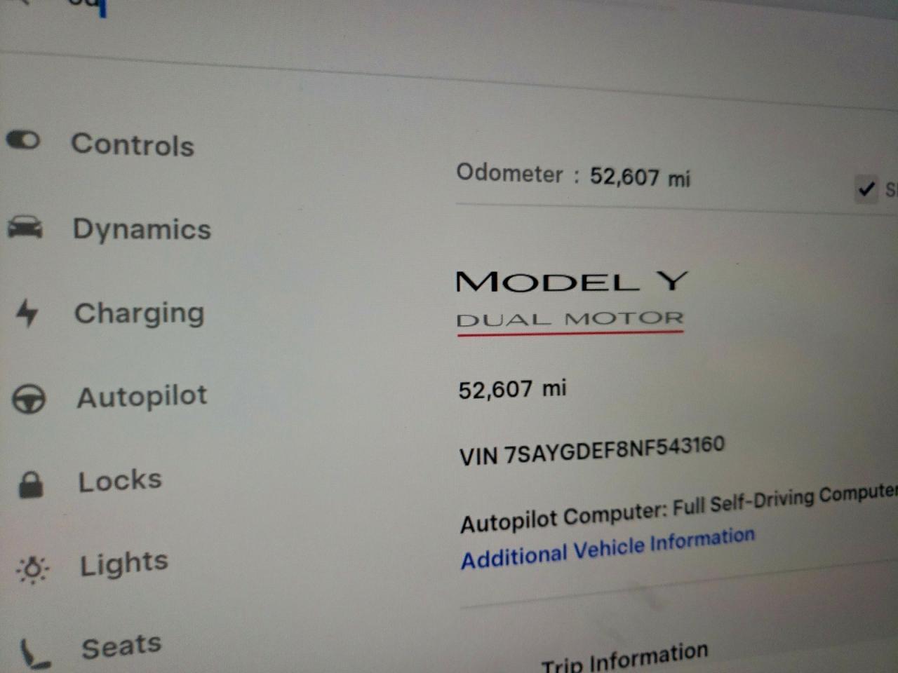 2022 TESLA MODEL Y