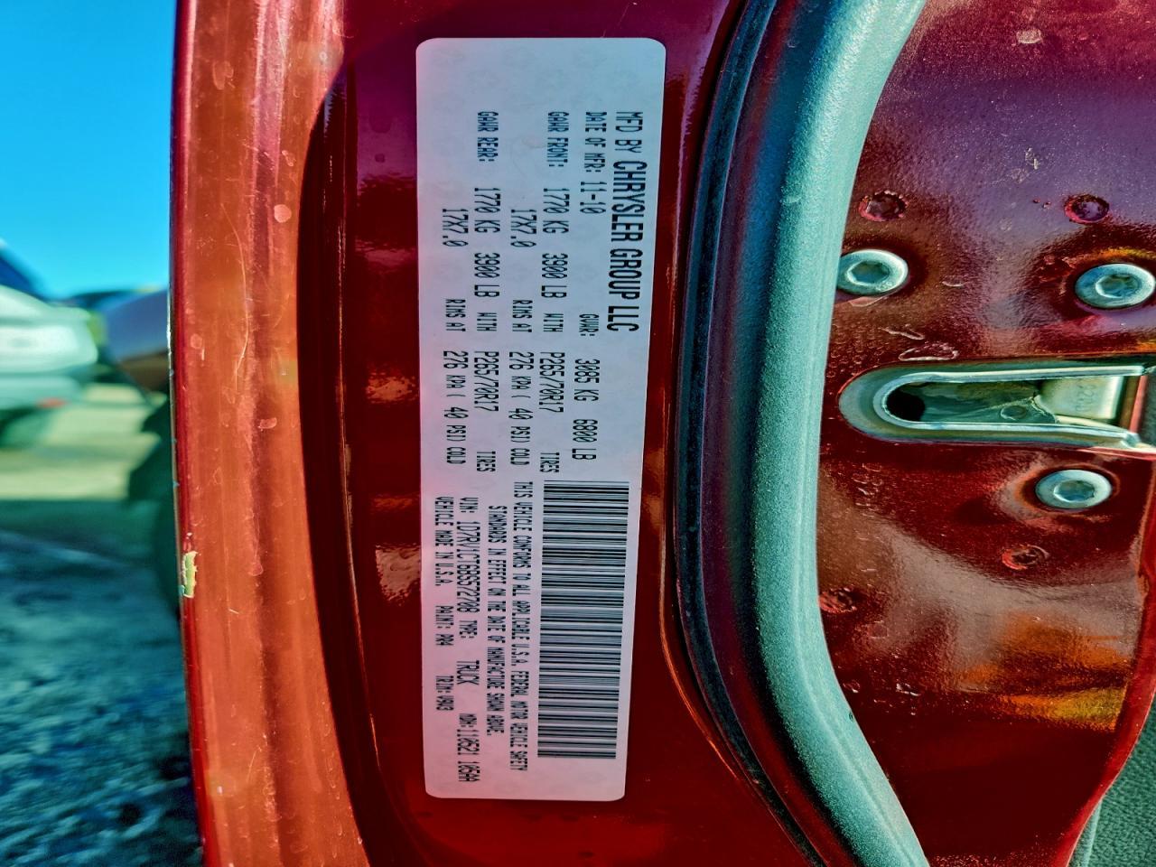 2011 DODGE RAM 1500