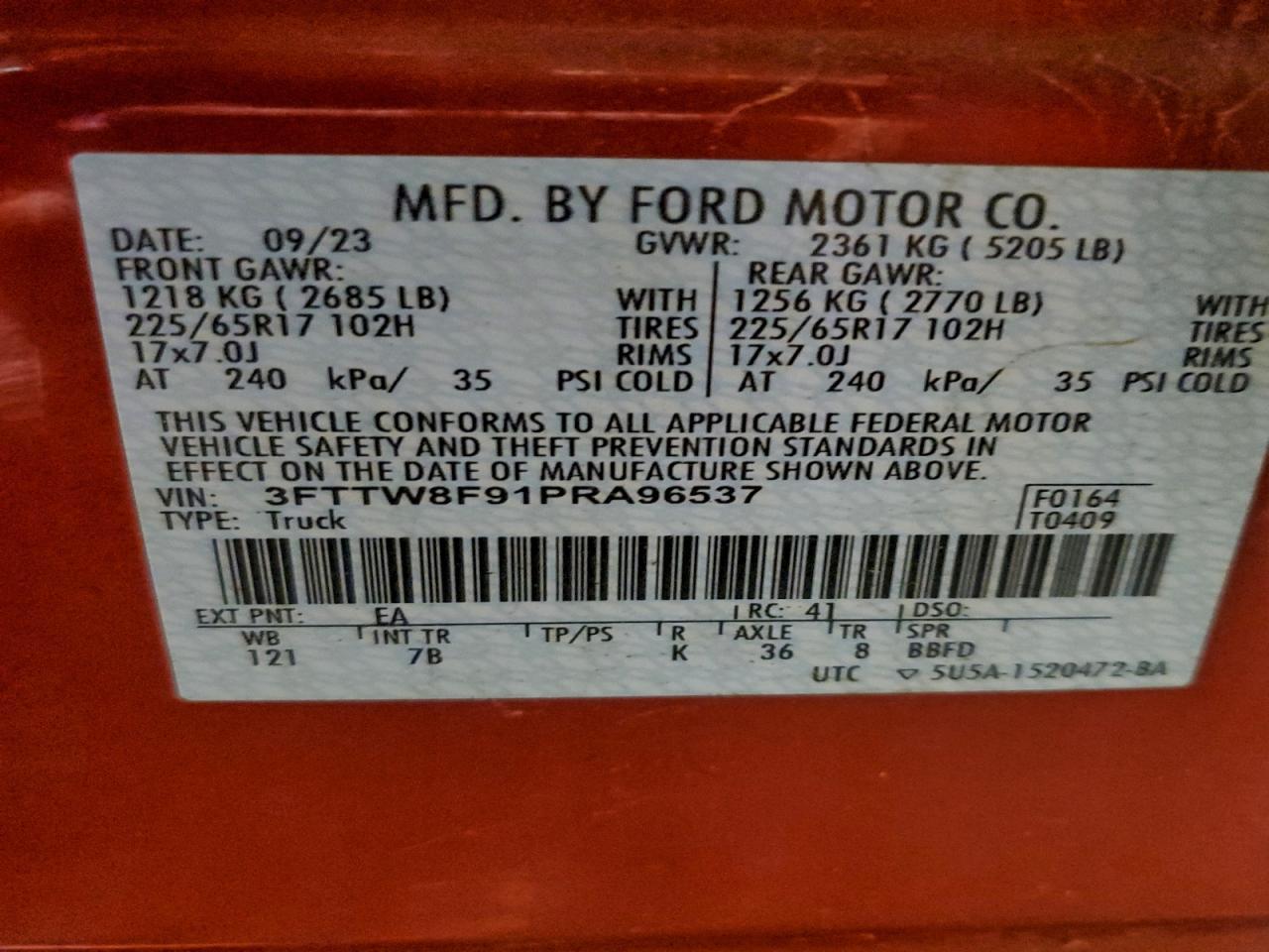 2023 FORD Maverick