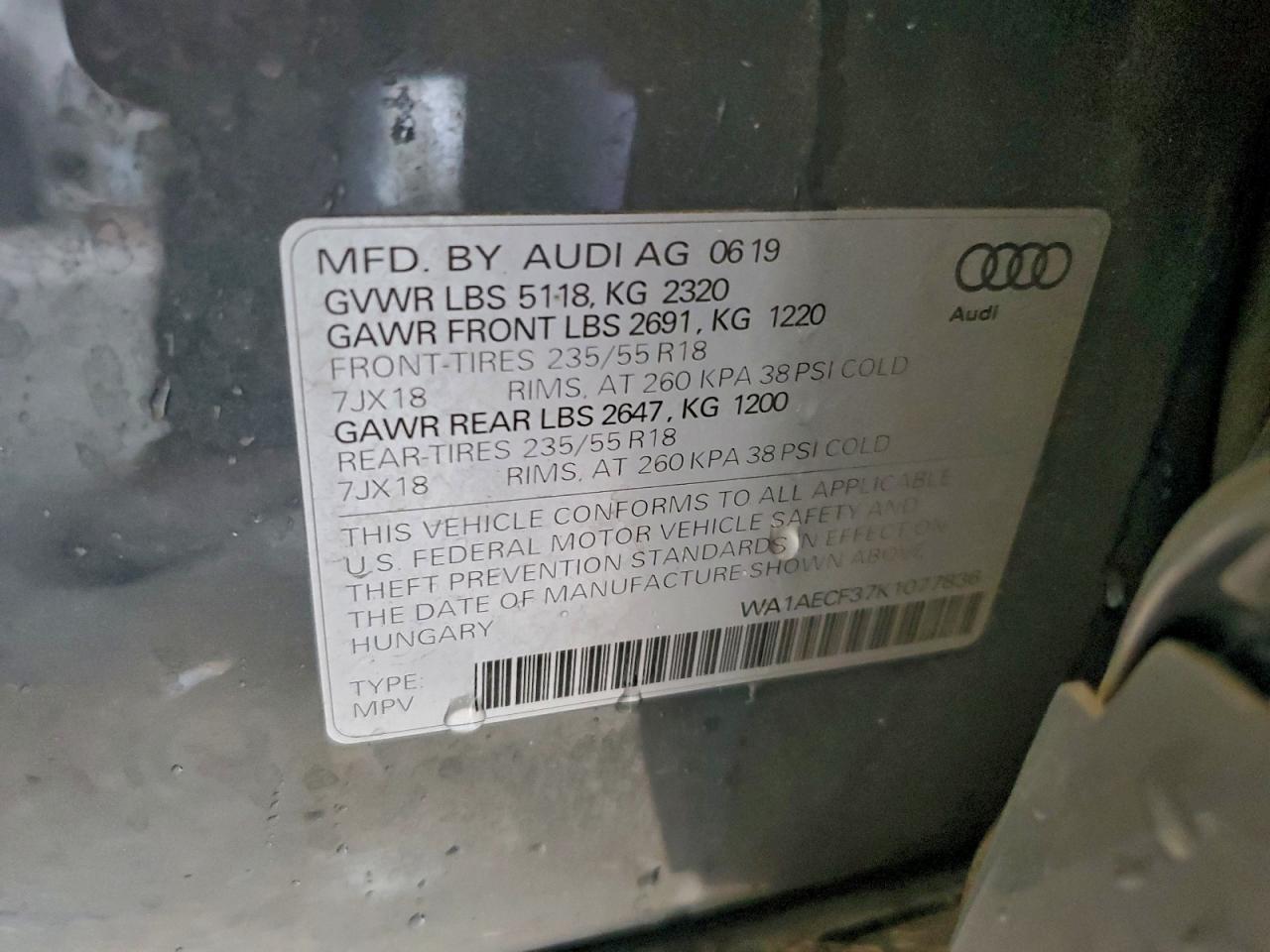 2019 AUDI Q3