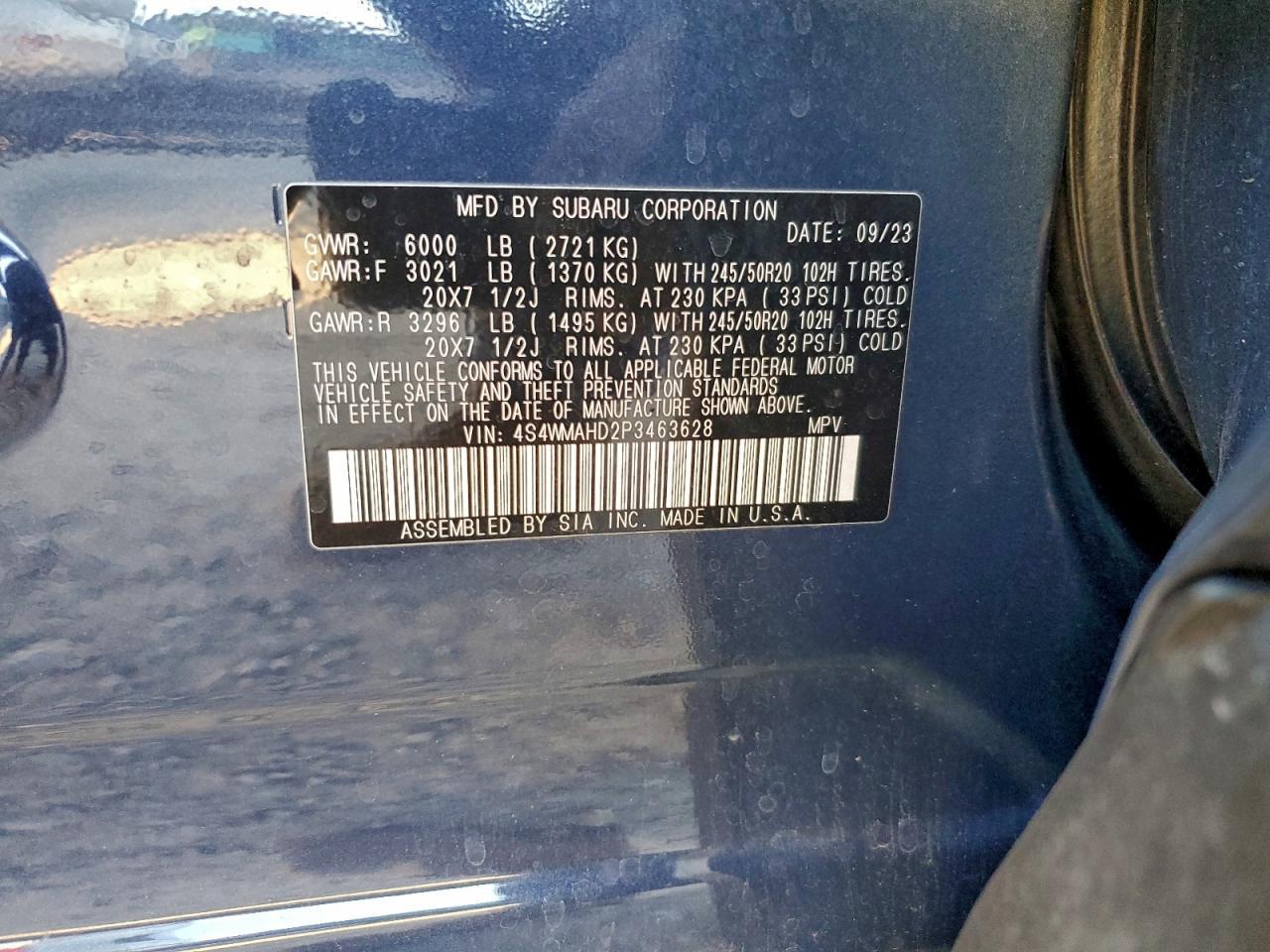 2023 SUBARU Ascent