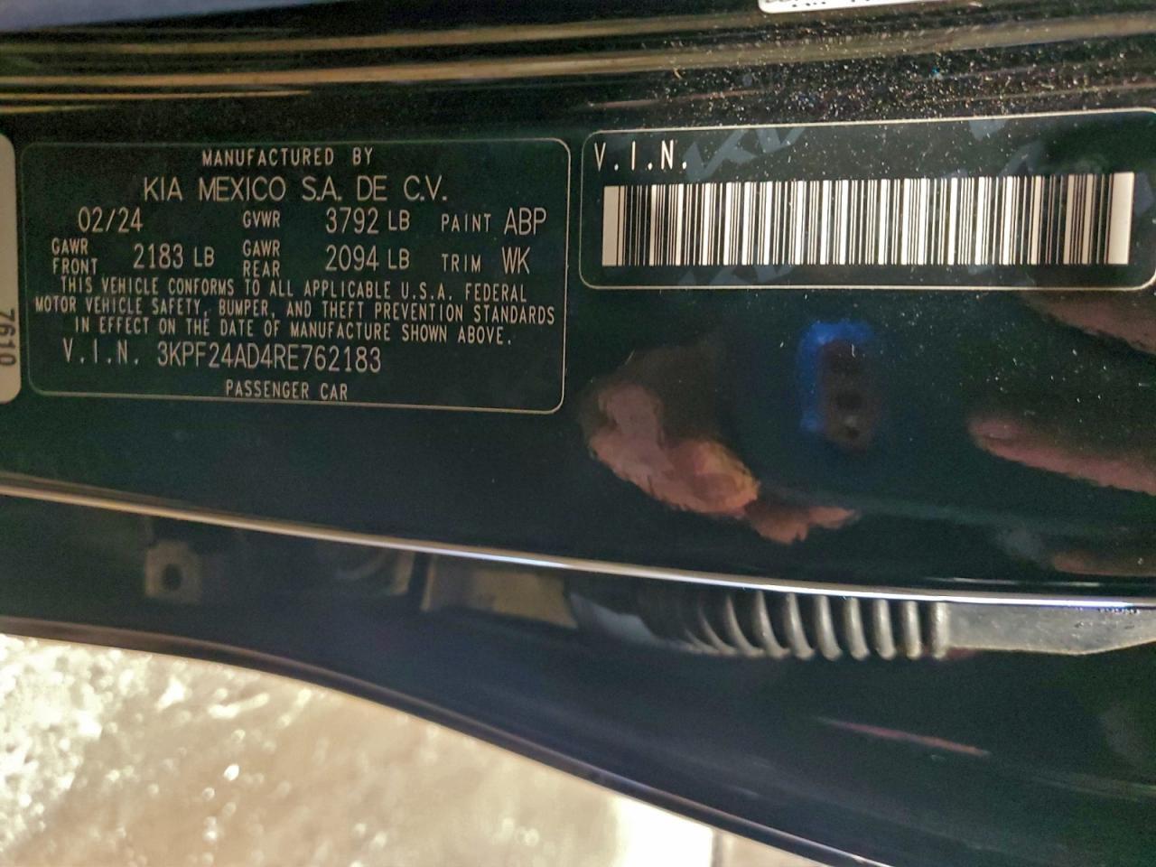 2024 KIA FORTE
