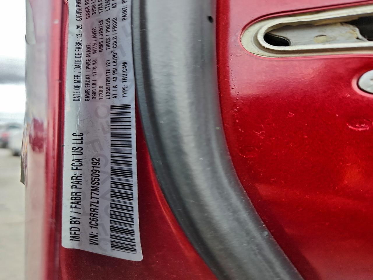 2021 RAM 1500