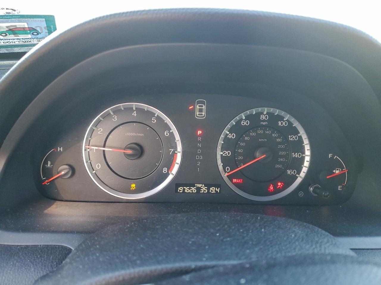 2012 HONDA ACCORD