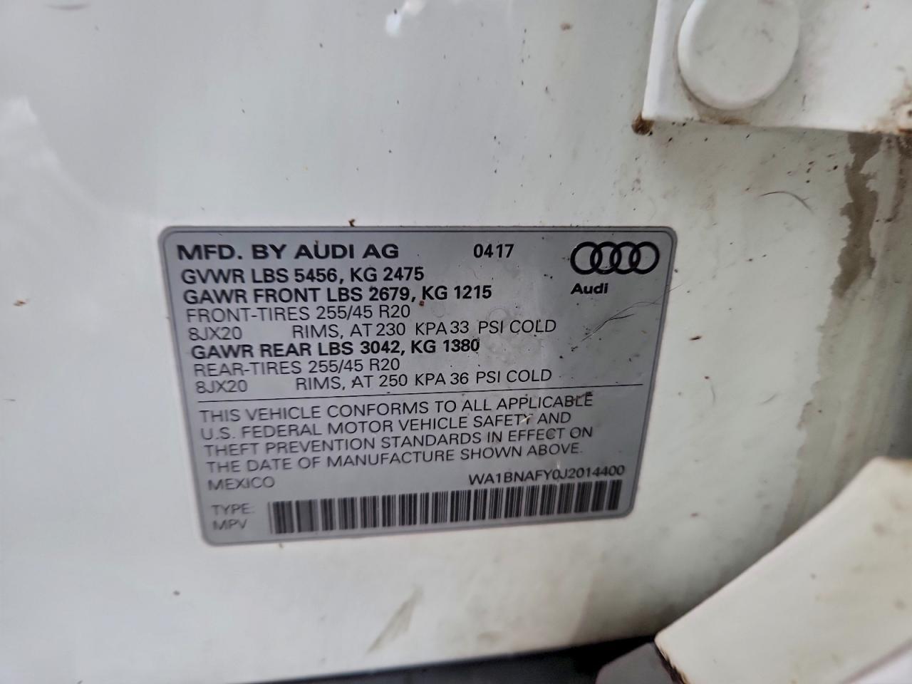 2018 AUDI Q5