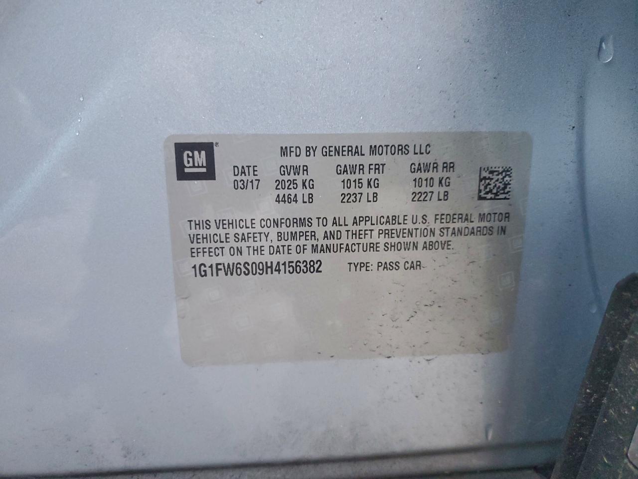 2017 CHEVROLET Bolt EV