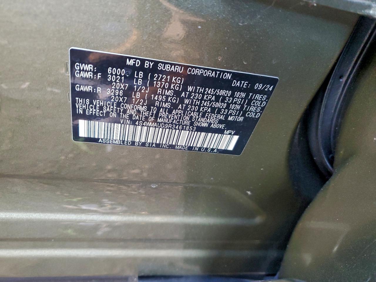 2024 SUBARU Ascent