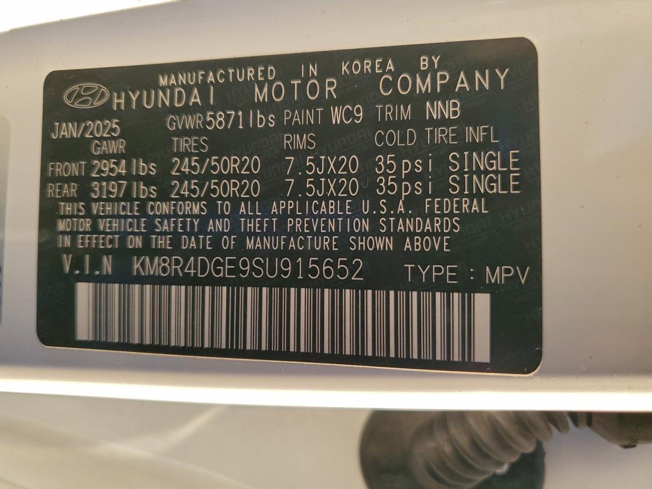 2025 HYUNDAI Palisade