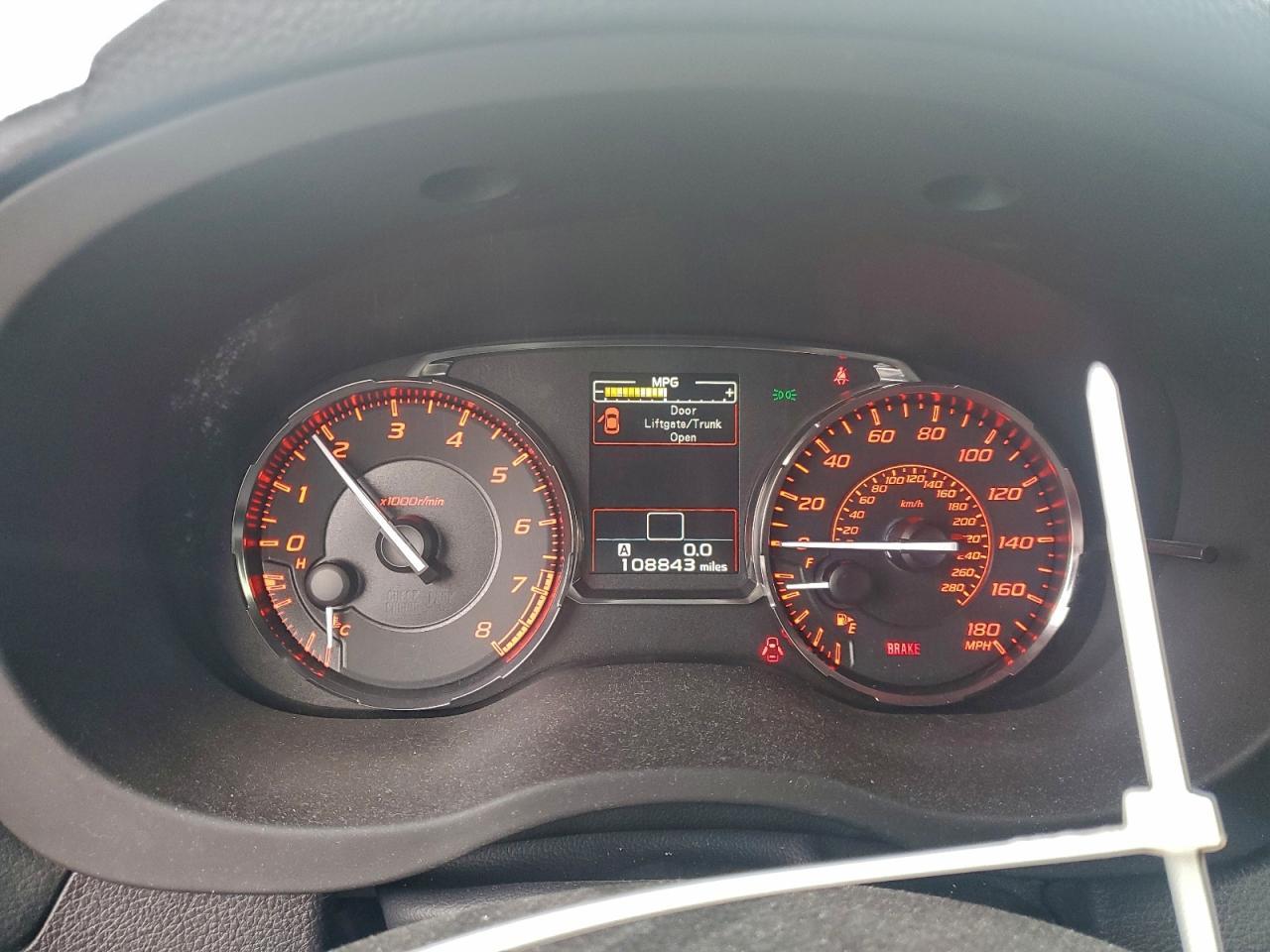 2016 SUBARU WRX