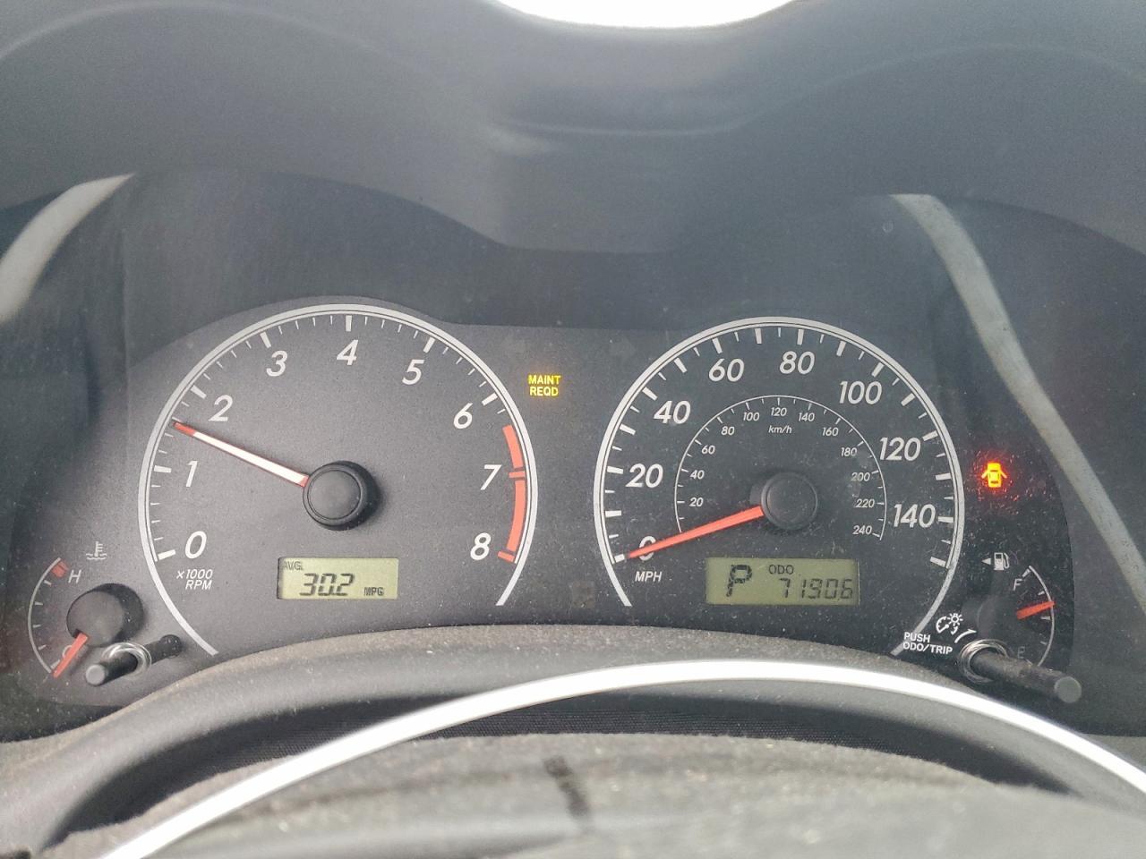2010 TOYOTA COROLLA