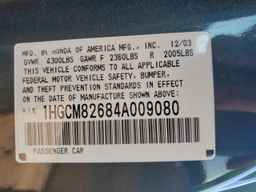 2004 HONDA ACCORD