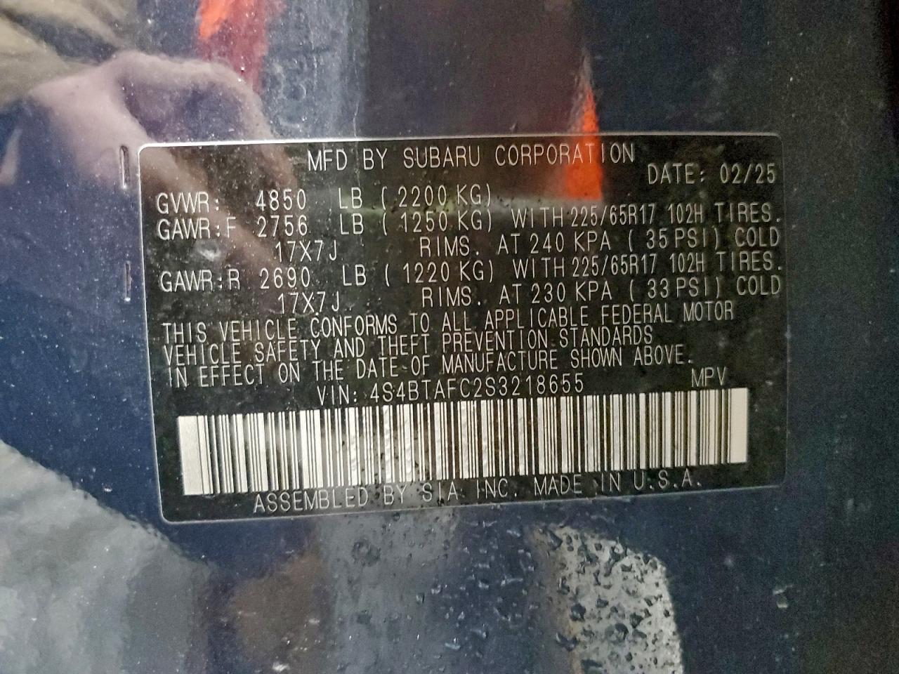 2025 SUBARU Outback