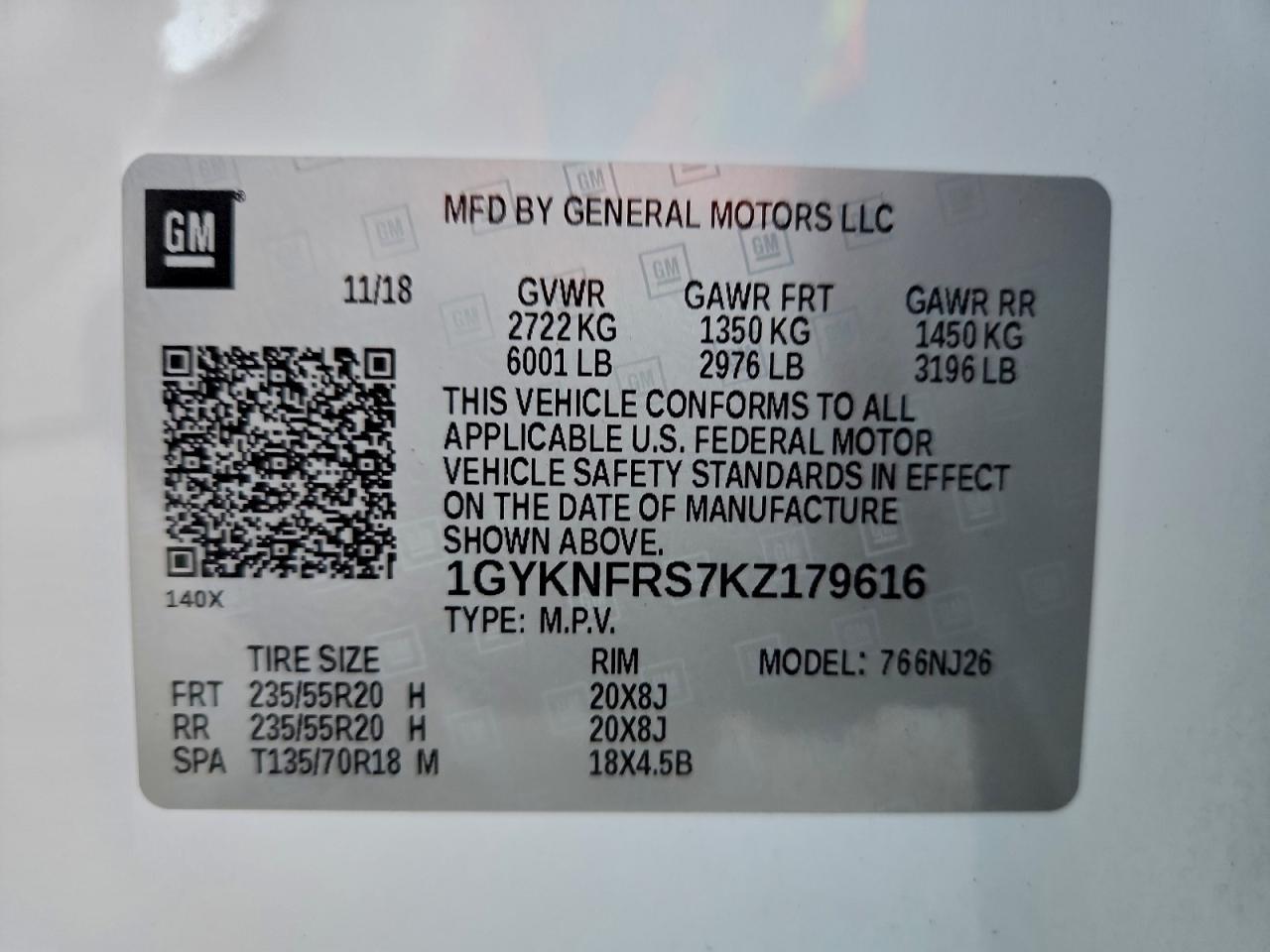 2019 CADILLAC XT5