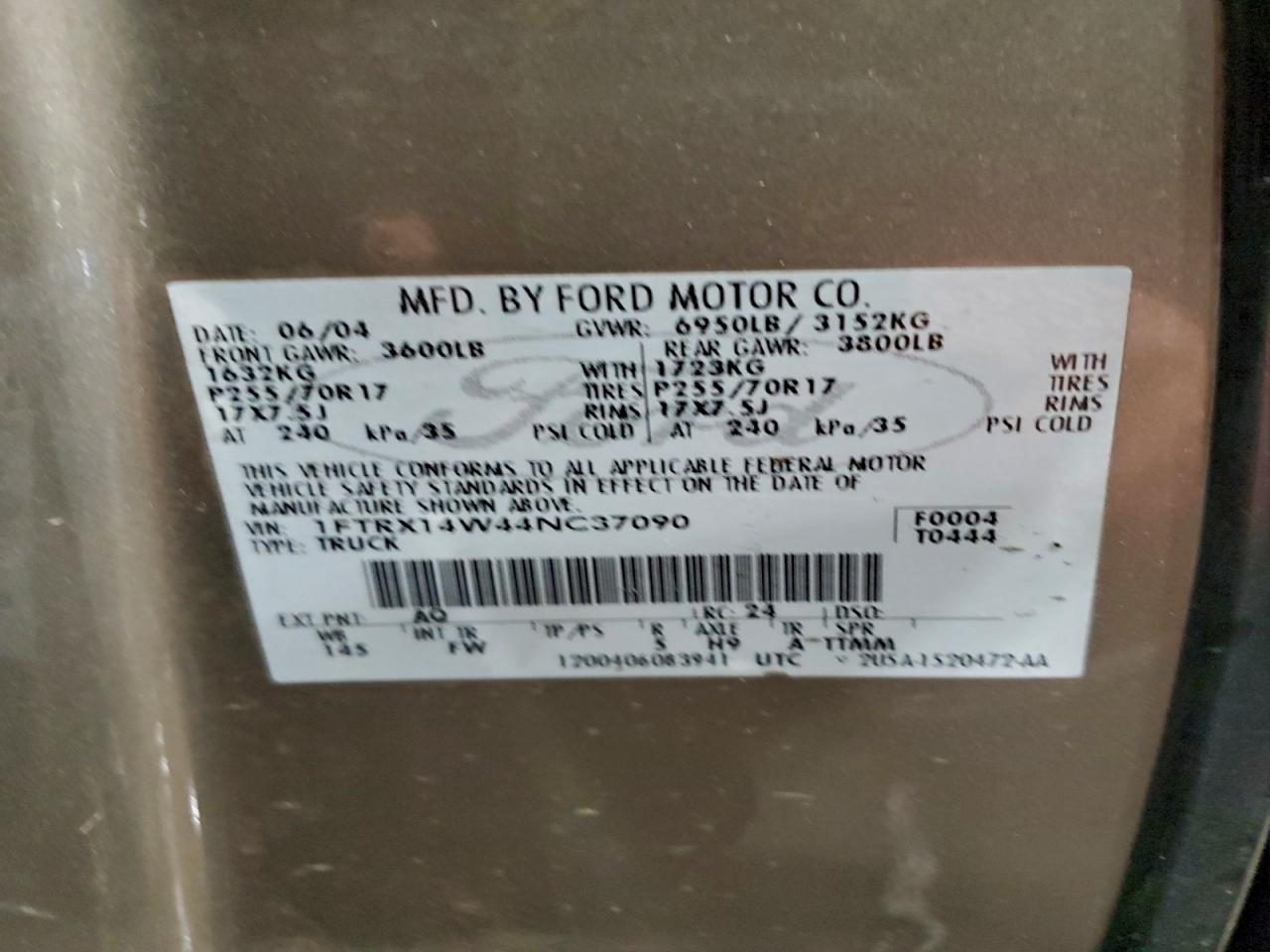 2004 FORD F-150