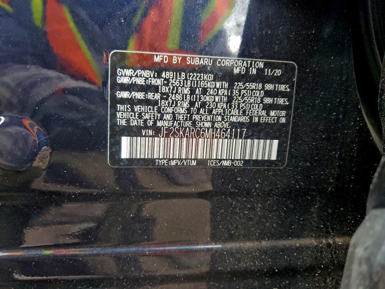 2021 SUBARU FORESTER