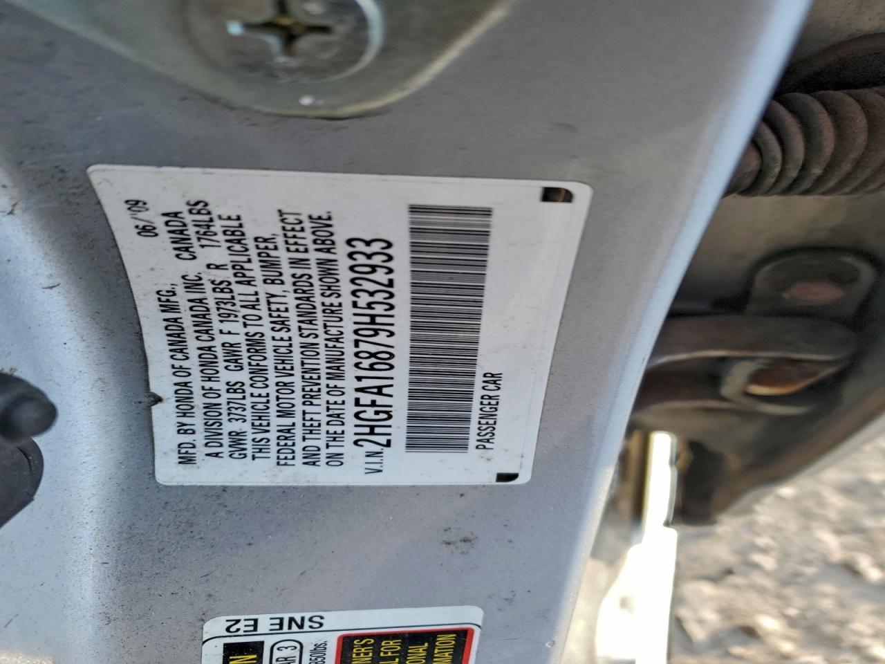 2009 HONDA CIVIC