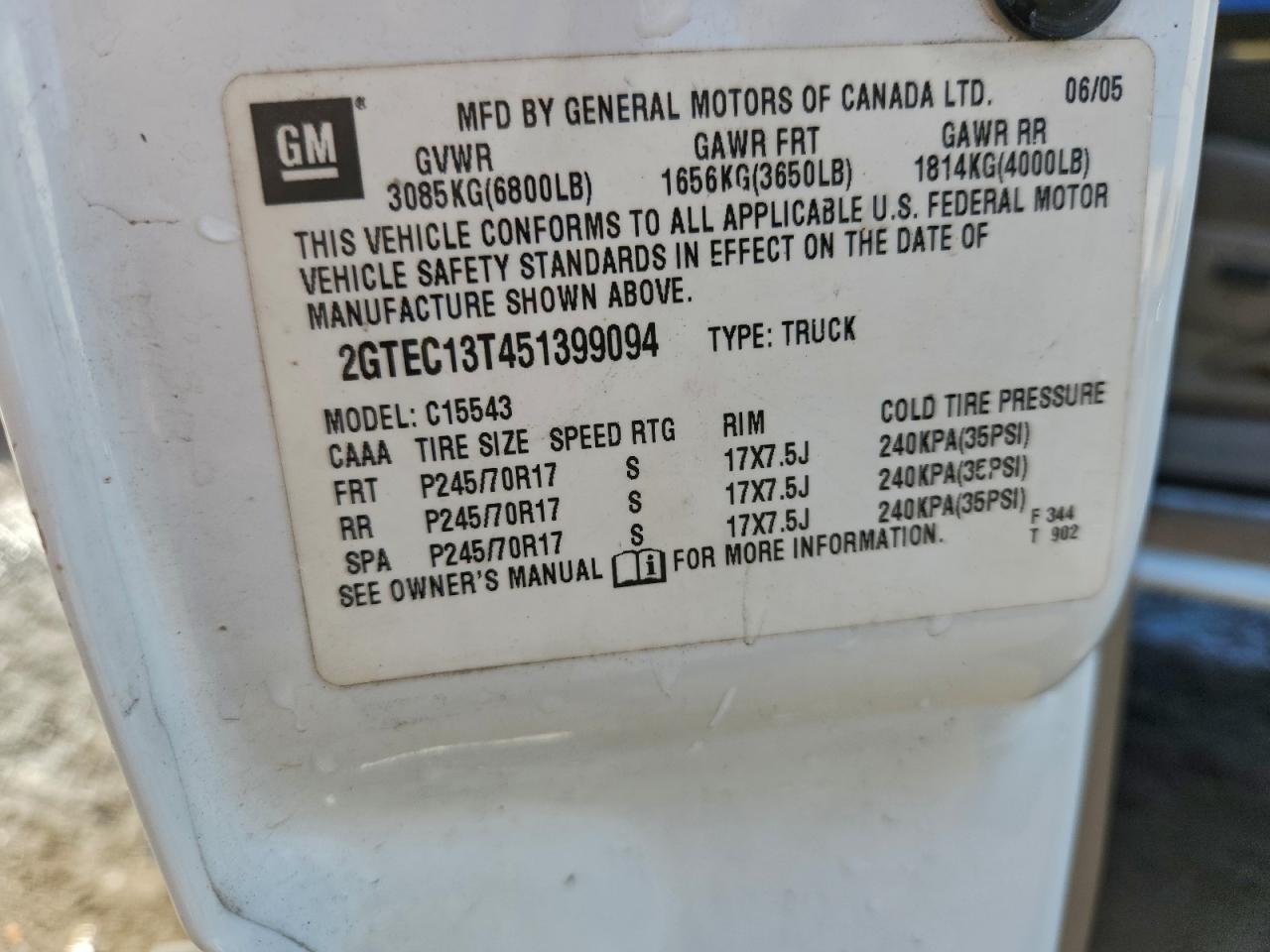 2005 GMC Sierra